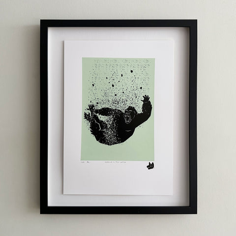 Gorilla in the Water
