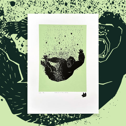 Gorilla in the Water