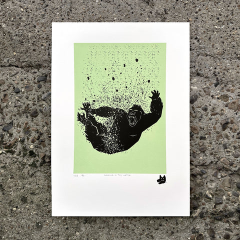 Gorilla in the Water