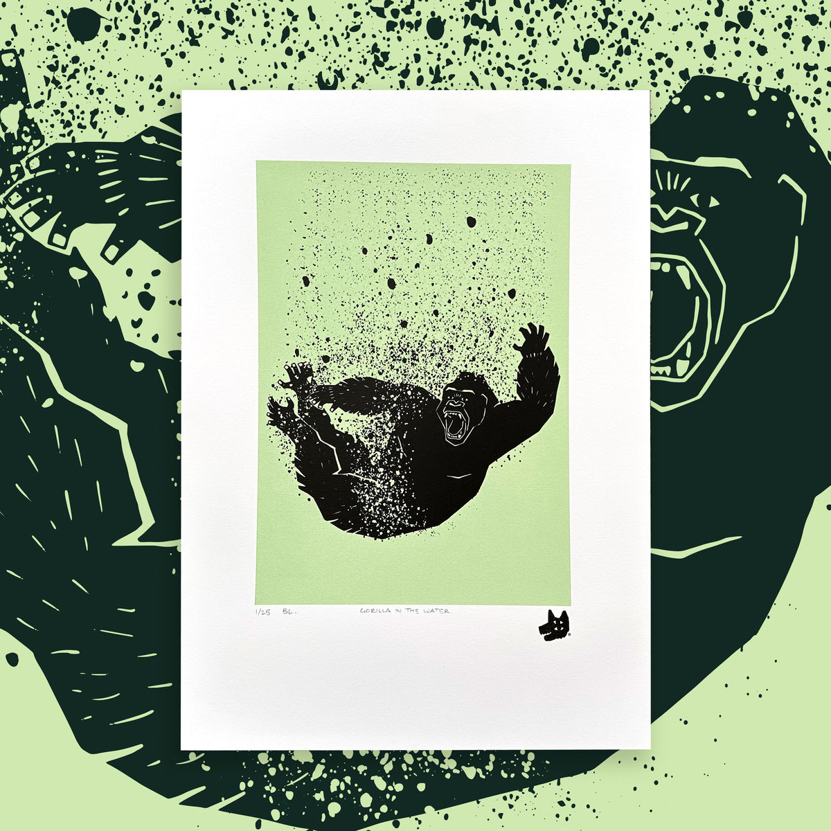 Gorilla in the Water